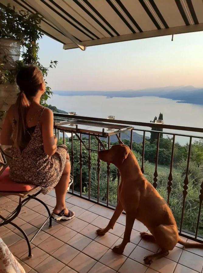 B&B Da Paolo Con Vista Lago Di Garda Сан-Дзено-ді-Монтанья Екстер'єр фото